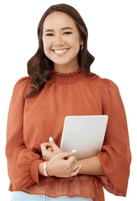 Business Women Holding iPad