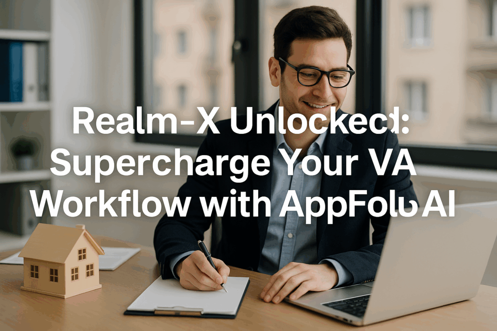 Realm-X AppFolio AI boosts VA workflows for property managers.
