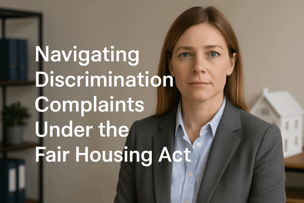 Fair Housing Act discrimination complaints guidance