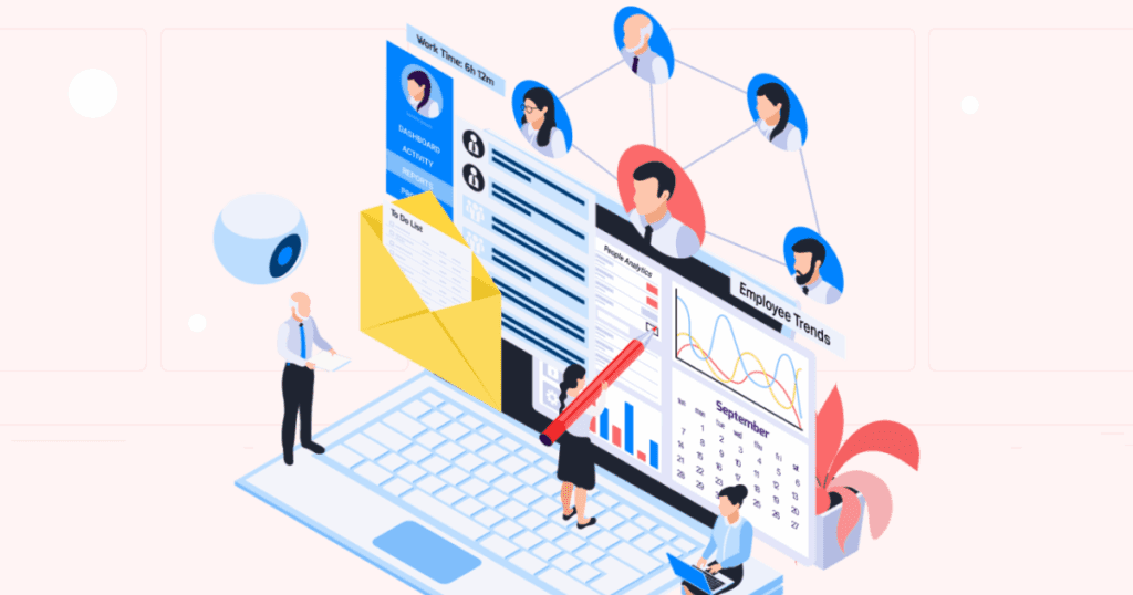 Employee management software with analytics, tasks, and performance tracking.